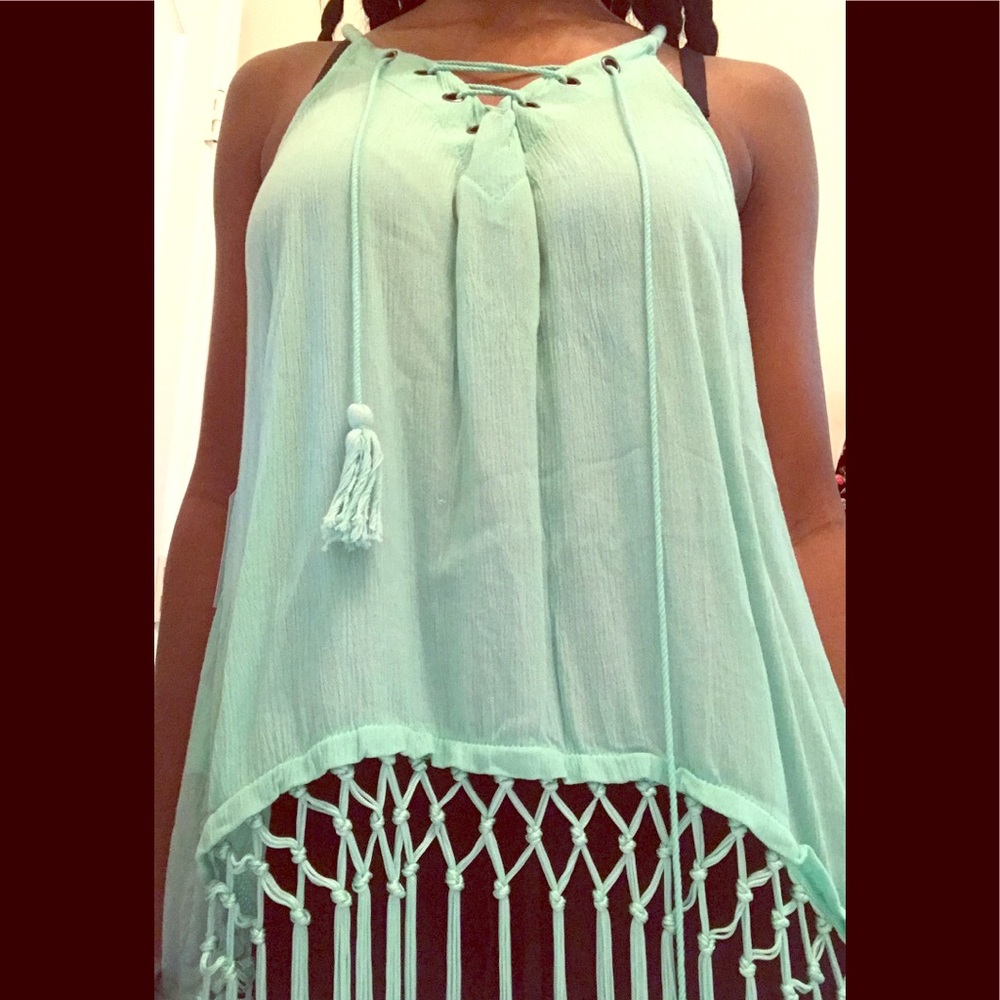 🌊 Mint / Seafoam Green 🌊 Tank  .🎆 Worn once 🎆